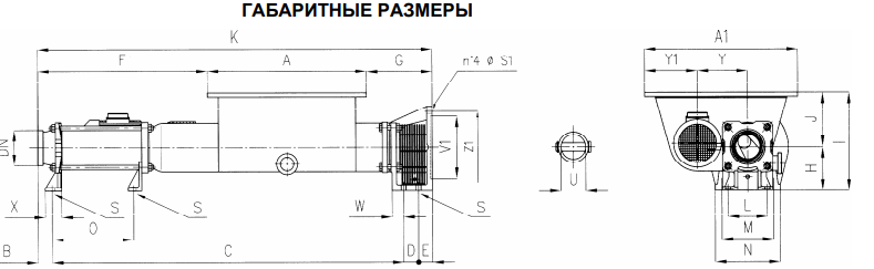 Насос винтовой с бункером оснащен винтом предварительной подачи CSF INOX MCRE 50-1 Станции водоснабжения #3